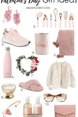 Think pink and grab some of the best ideas for gifts this year for Valentine's Day. #ABlissfulNest #ValentinesDay