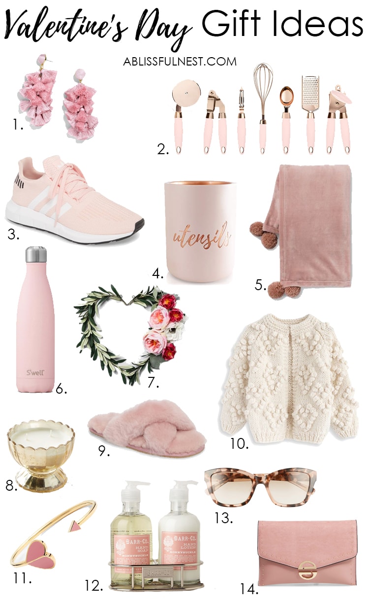Think pink and grab some of the best ideas for gifts this year for Valentine's Day. #ABlissfulNest #ValentinesDay