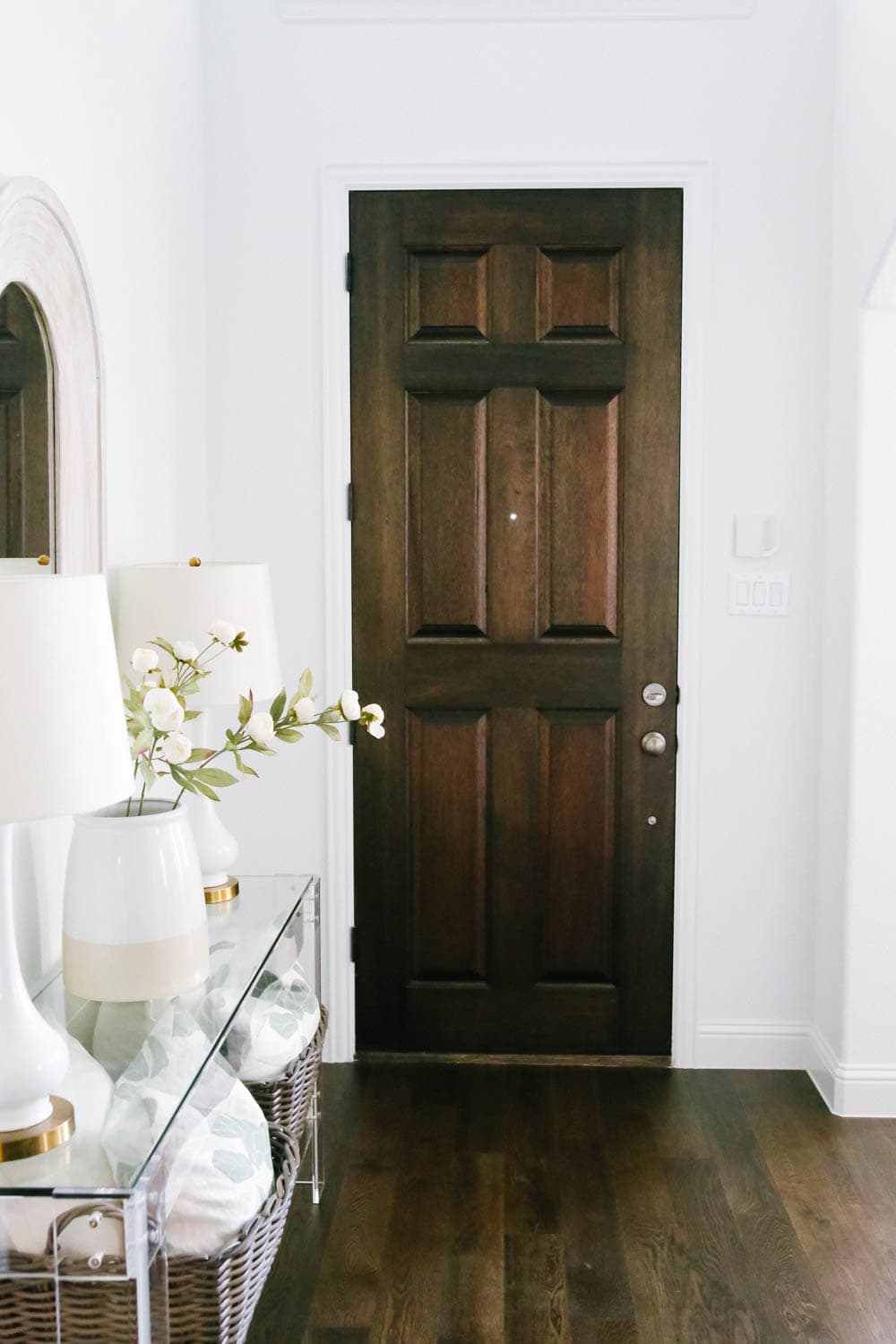 Painted Interior Front Door + GIVEAWAY - How to Nest for Less™