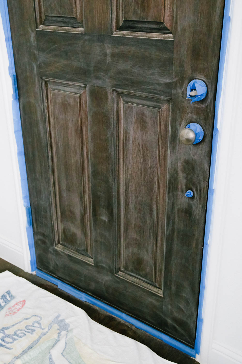 Painted Interior Front Door + GIVEAWAY - How to Nest for Less™