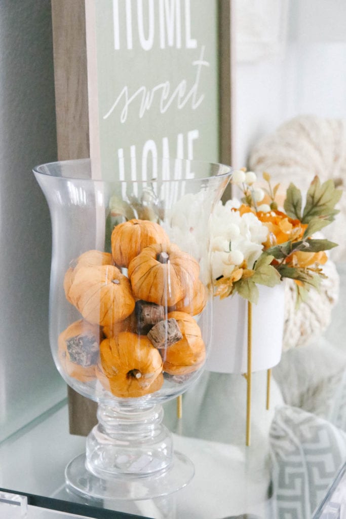 Simple Fall Decor Touches for The Entry - A Blissful Nest