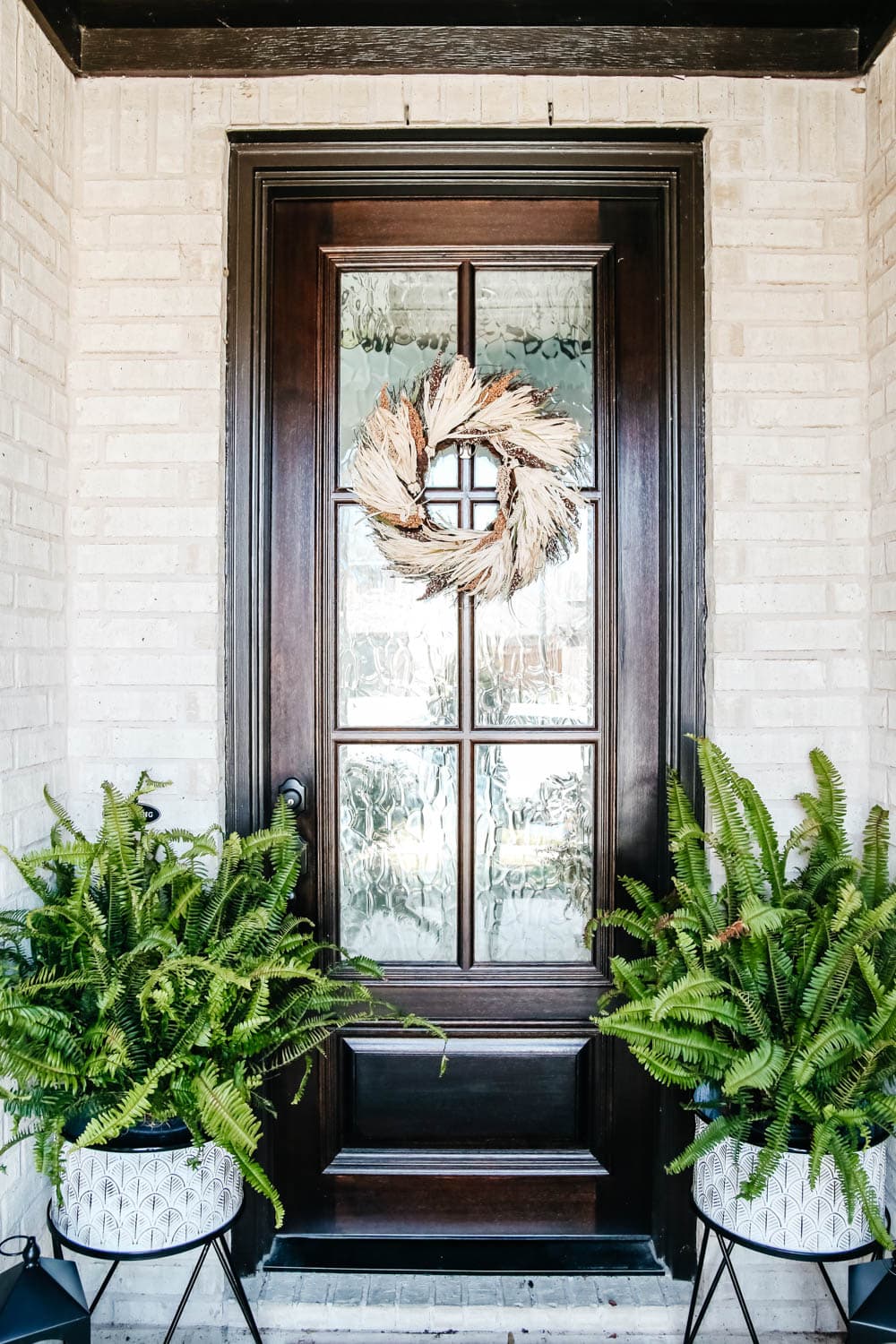 Neutral Fall Front Porch Touches