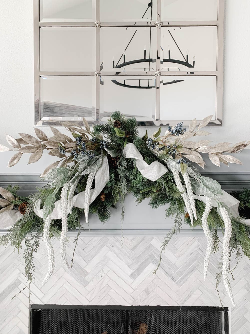 How to Hang A Holiday Garland Without Damaging Your Walls or Mantle - A