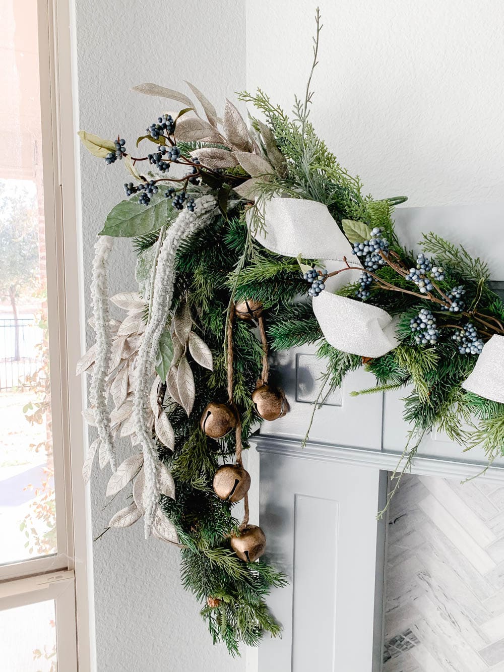 How to Hang A Holiday Garland Without Damaging Your Walls or Mantle - A