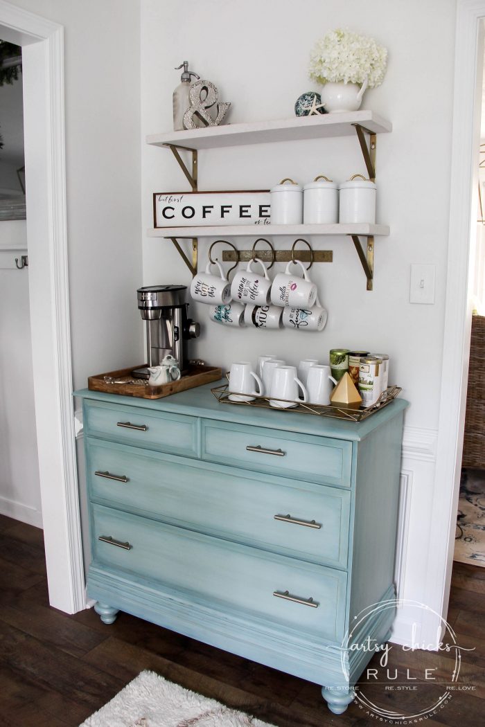 Home Coffee Station Ideas For Any Space, Coffee Bar Cabinet Ideas