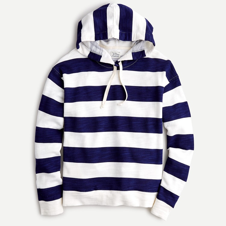 This striped pullover is perfect to layer or bring on a beach trip this summer! #ABlissfulNest