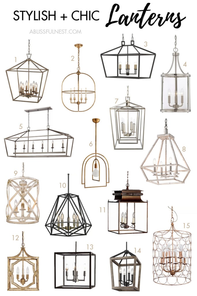 Stylish + Chic Lantern Pendant Lights for Every Design Style