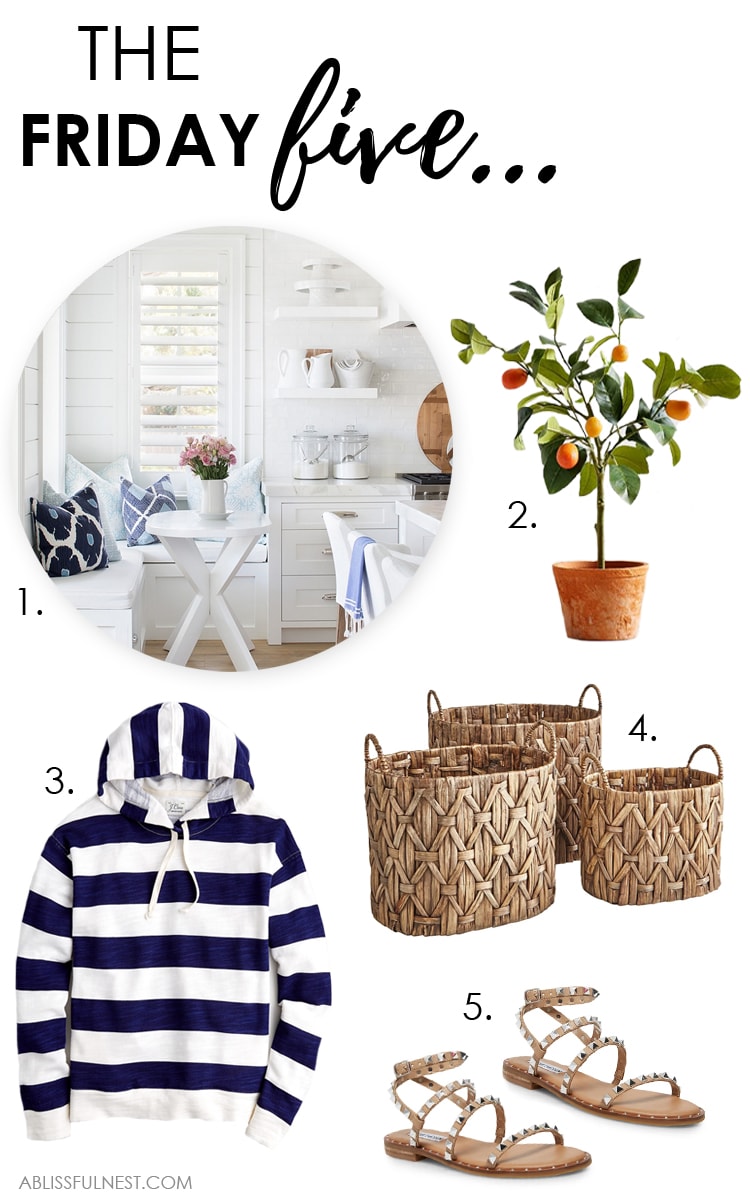 Five of the best finds from the week! #ABlissfulNest