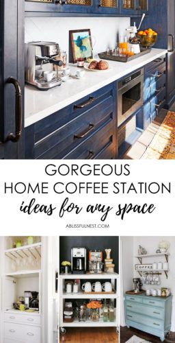 Gorgeous Home Coffee Station Ideas For Any Space - A Blissful Nest