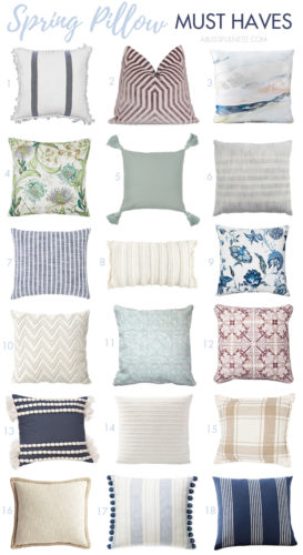 Stylish Spring Pillow Must-Haves - A Blissful Nest
