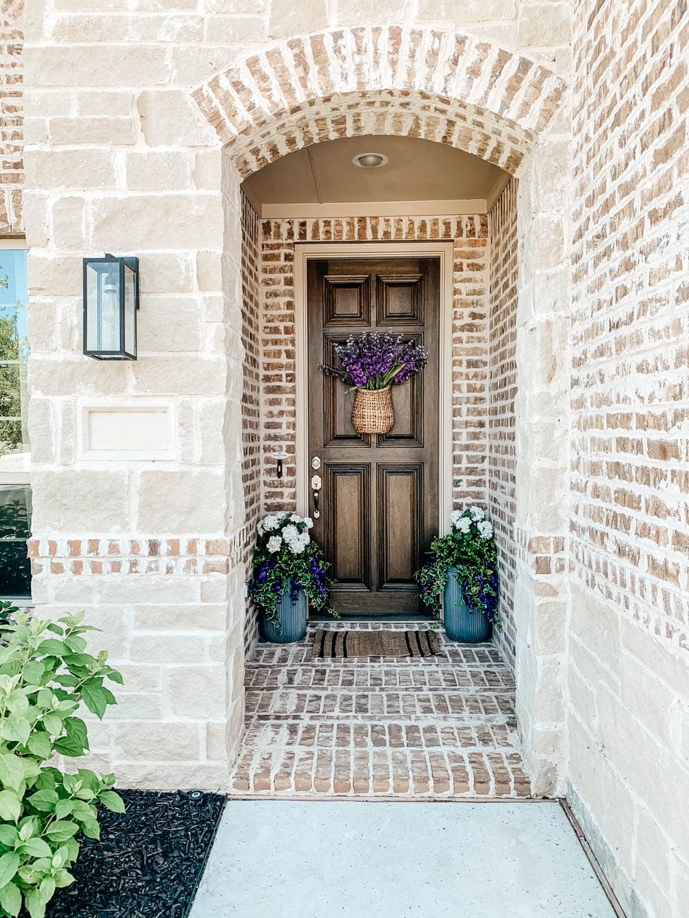 How To Fill An Outdoor Planter With Artificial Flowers