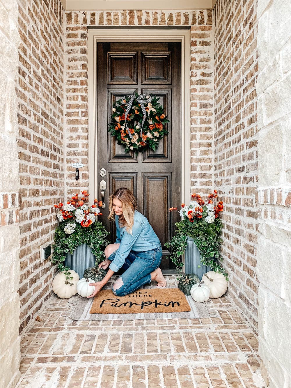 Cozy Autumn Fall Front Porch