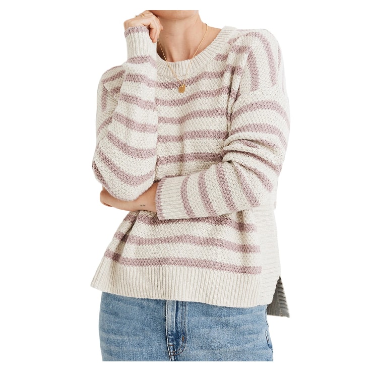 This striped sweater will become a new staple in your closet! #ABlissfulNest