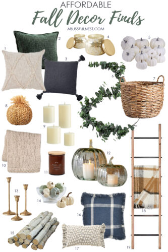 Affordable Fall Decor Finds Under $100 + Tips to Decorate With Them
