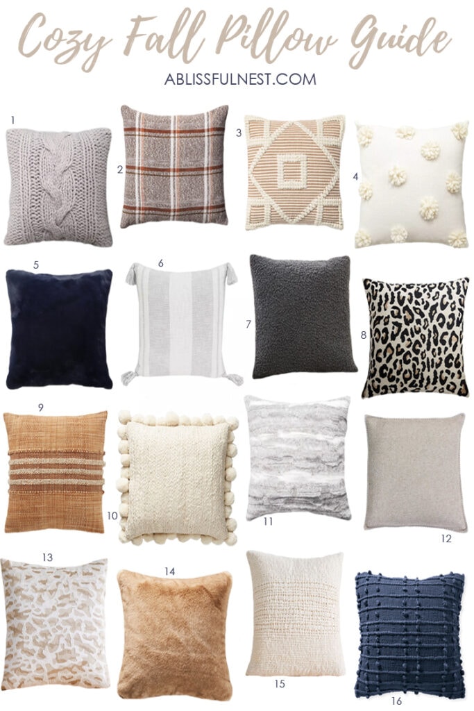 Cozy Fall Pillow Guide - A Blissful Nest