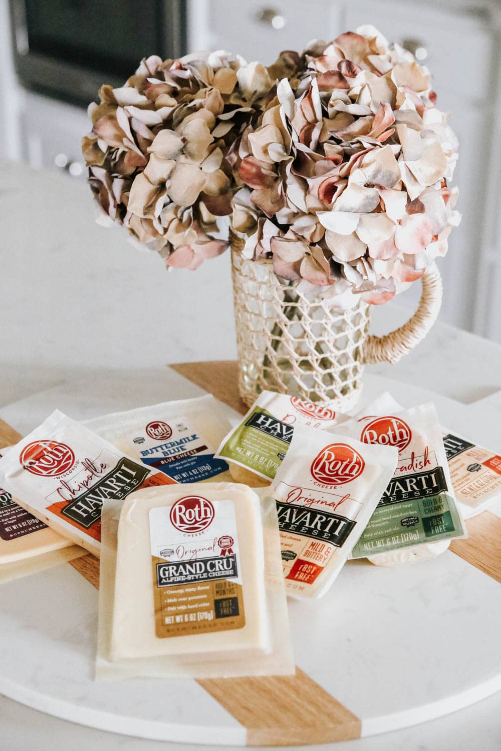 Start a cheese board with the best cheeses from Roth Cheese! #ABlissfulnest #cheesebaord #ad #RothCheese