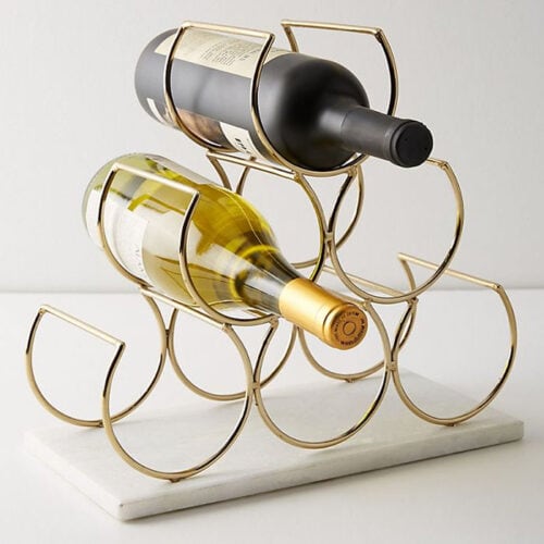 This wine rack is so classic and beautiful! #ABlissfulNest