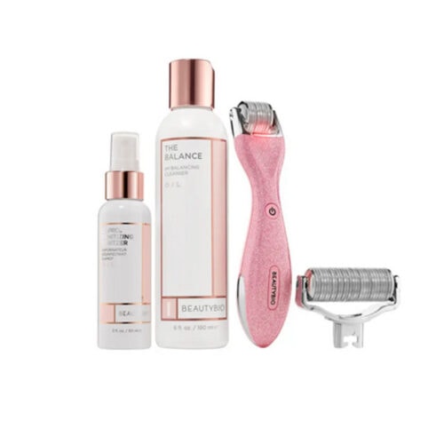This microneedling set is one of the best at-home skincare treatment sets out there! #ABlissfulNest
