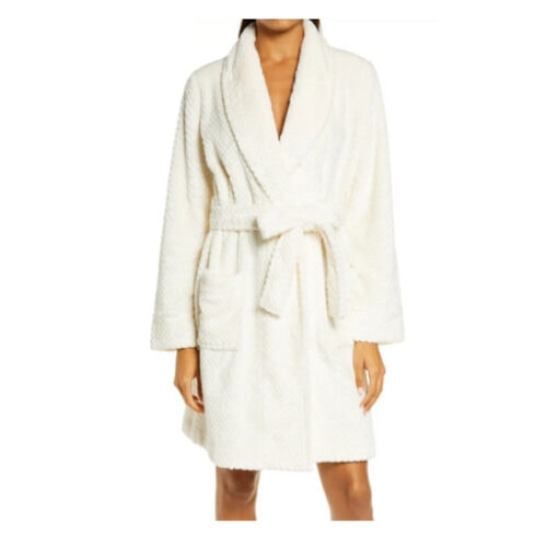 This cozy robe is under $50 and such a great gift idea! #ABlissfulNest