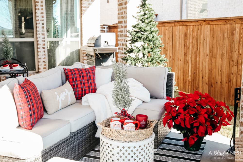 Easy and affordable holiday home decor ideas for any space. #ABlissfulNest #christmasdecor #christmas