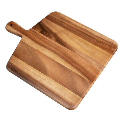 This acacia wooden serving board is under $40! #ABlissfulNest