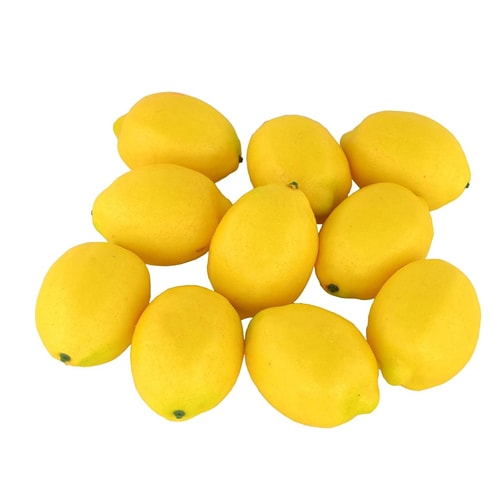 These faux lemons add a pop of color and make a beautiful bowl filler for your kitchen! #ABlissfulNest