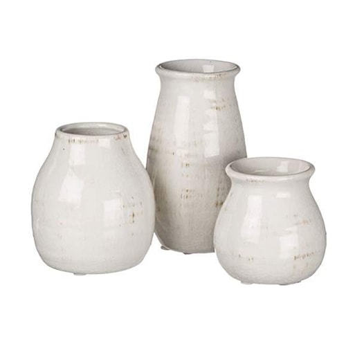 This set of vases is under $25 and they would all look so pretty in your kitchen! #ABlissfulNest