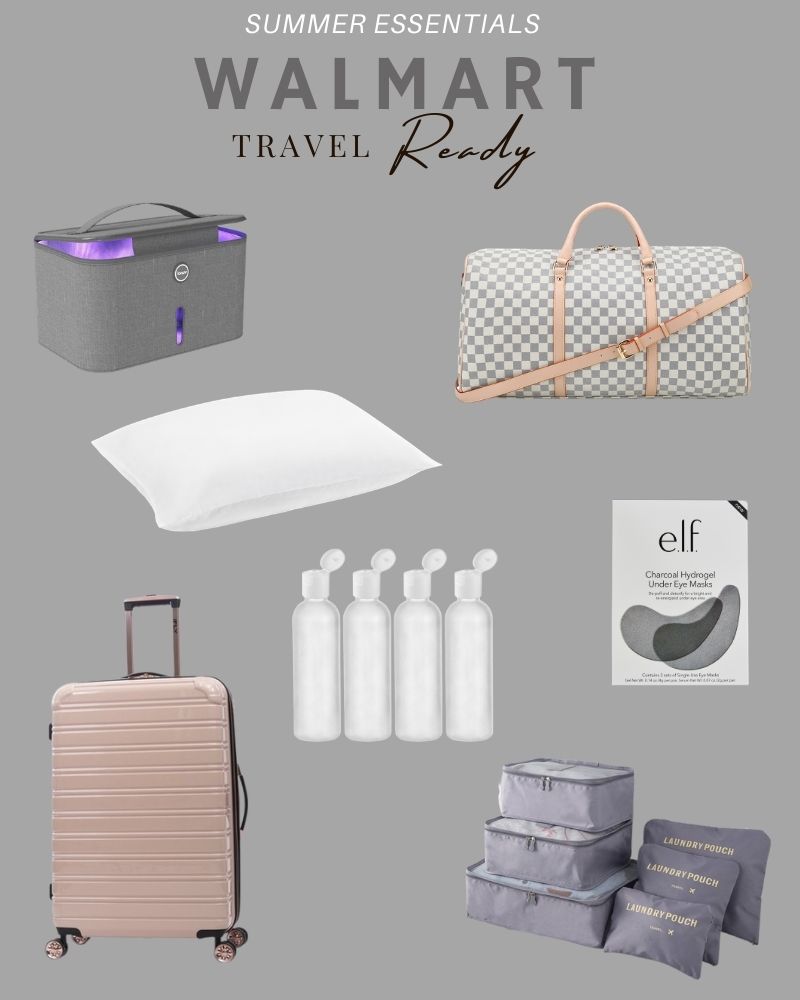 Summer travel essentials from Walmart! #ABlissfulNest #WalmartHome #ad