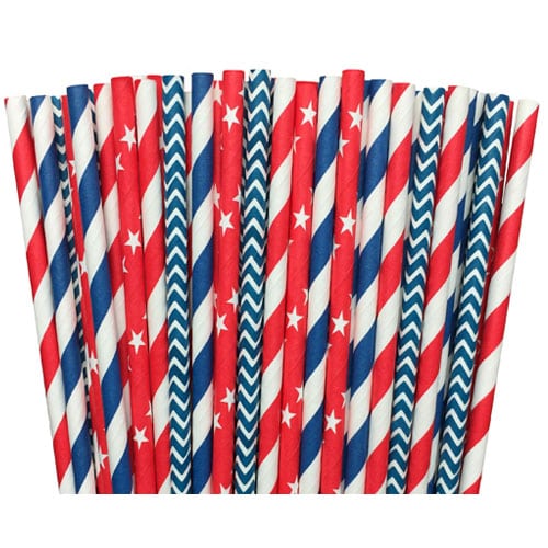 These patriotic straws are a must have for all of your entertaining this summer! #ABlissfulNest