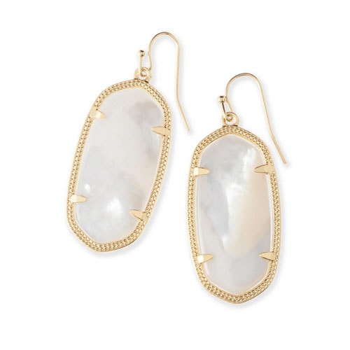 These pearl and gold drop earrings are a summer staple - they match every casual and dressed up look! #ABlissfulNest