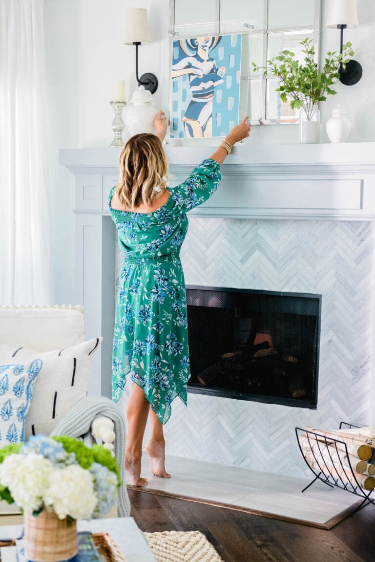 Summer Living Room Home Tour 2021 - A Blissful Nest