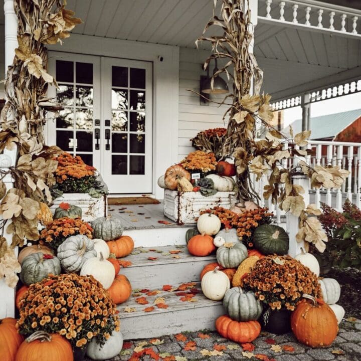 Image for Colorful Farmhouse Fall Porch