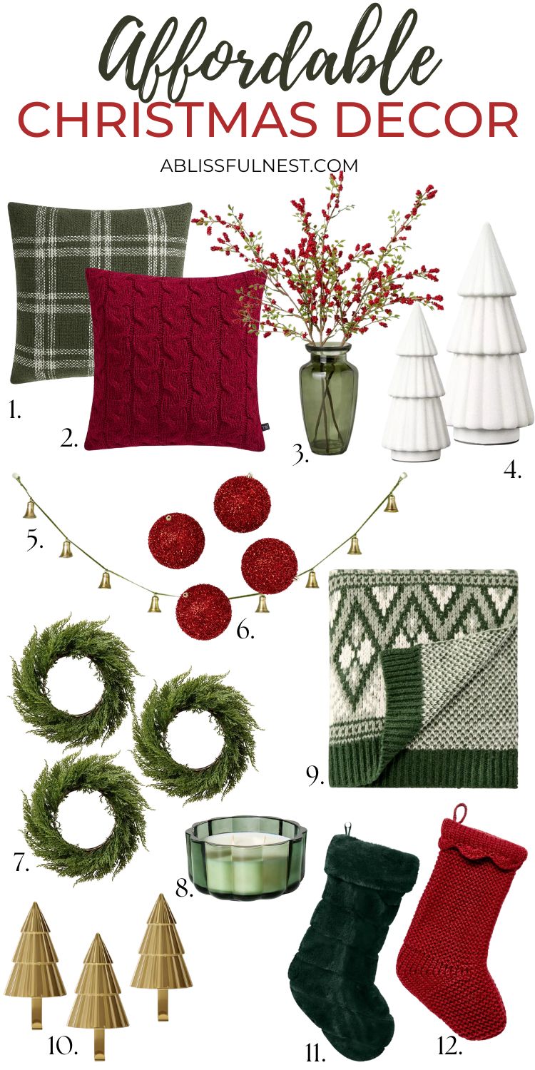 Affordable Christmas Decor Under $50