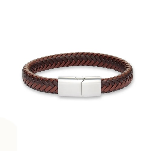 This leather bracelet is a great gift idea for men this season! It's under $30 too! #ABlissfulNest