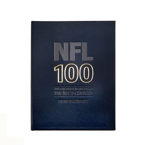 This NFL 100 coffee table book is a great gift for the football lover! #ABlissfulNest