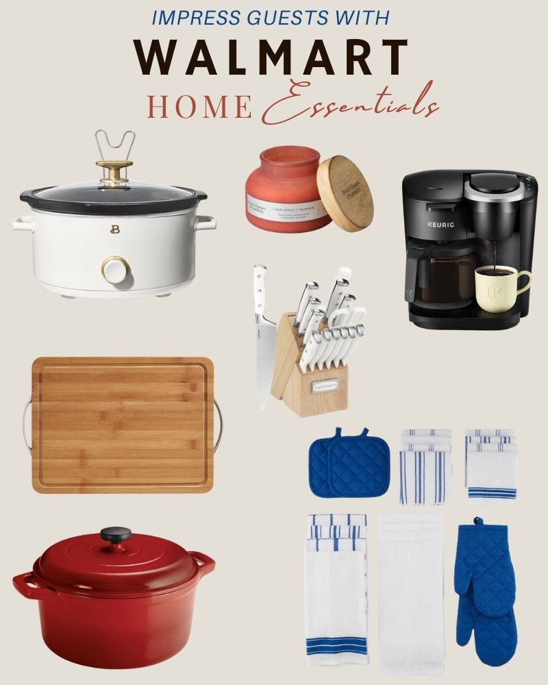 Kitchen products from Walmart that would help entertain guests this season
