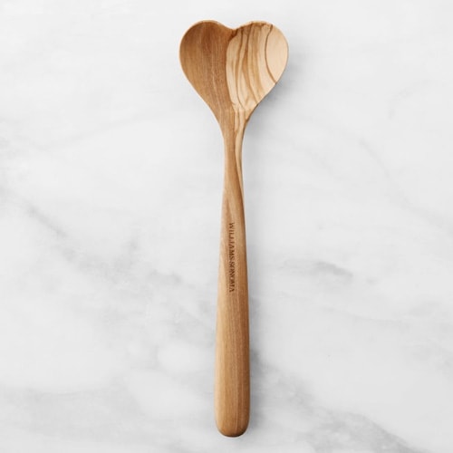 This heart shaped wooden spoon is such a fun Valentine's Day gift idea! #ABlissfulNest