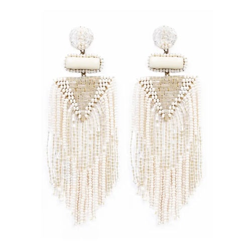 These beaded statement earrings are a vacation must have! #ABlissfulNest