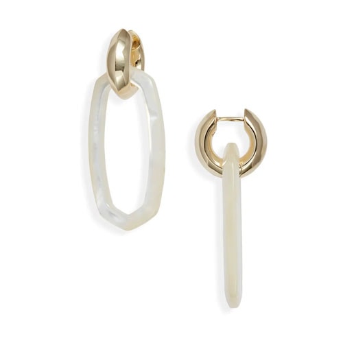 These gold and opal statement earrings are a must have for your next vacation! #ABlissfulNest