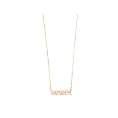 This gold MAMA necklace is great for all moms this Mother's Day! #ABlissfulNest