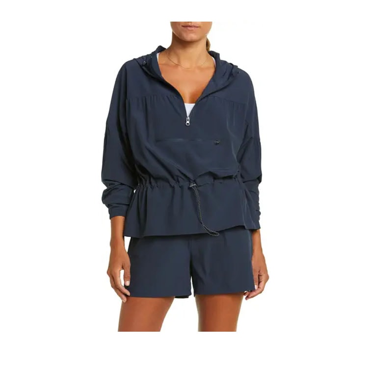 This navy anorak is such a perfect staple to add to your closet! #ABlissfulNest