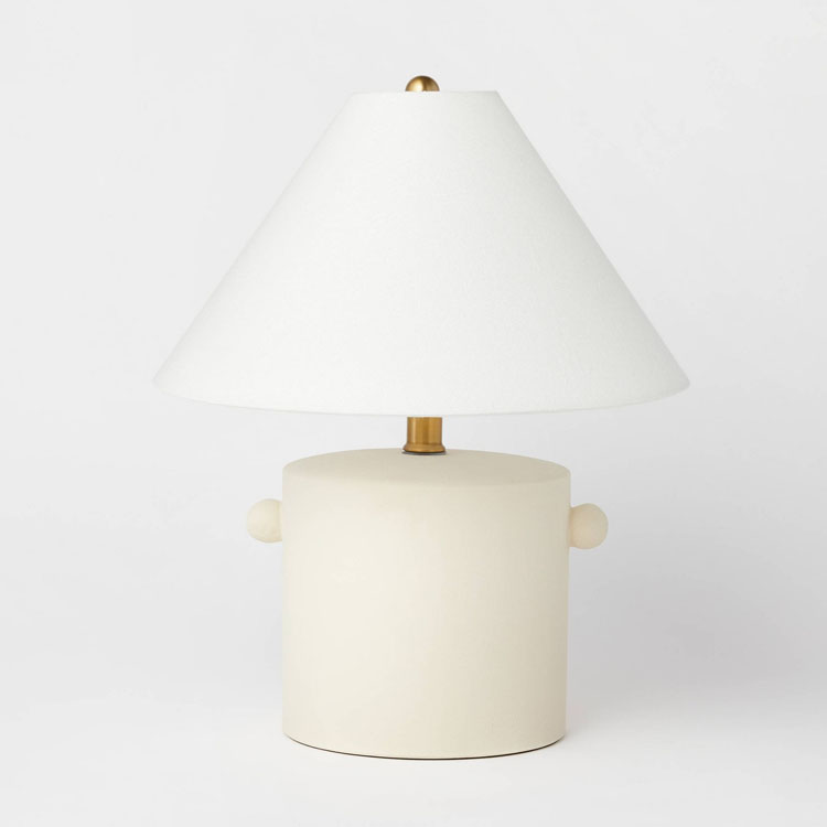 This ceramic table lamp is the perfect neutral lamp to add to your home! #ABlissfulNest