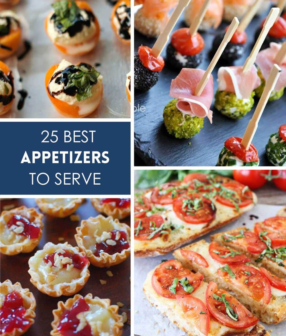 25 BEST Appetizers to Serve for Holiday Party Entertaining!