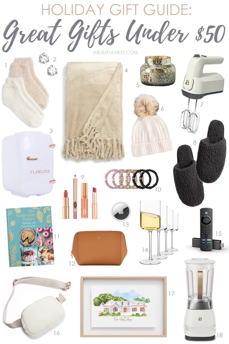 Affordable Christmas Gifts for Women Under $50