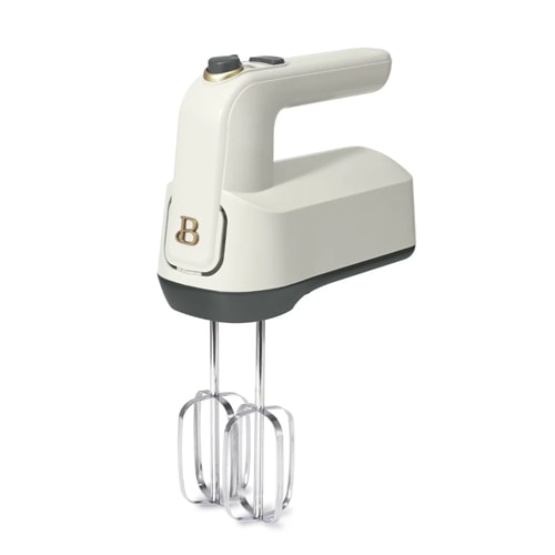 This white hand mixer is a great gift for the baker! #ABlissfulNest