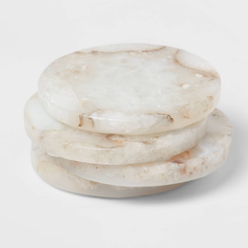 These agate coasters are the best $25 hostess gift idea! #ABlissfulNest