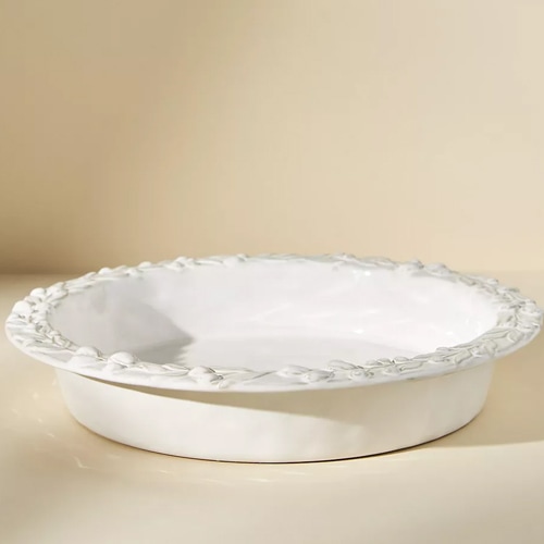 This ceramic pie dish is beautiful and under $50! A perfect hostess gift! #ABlissfulNest