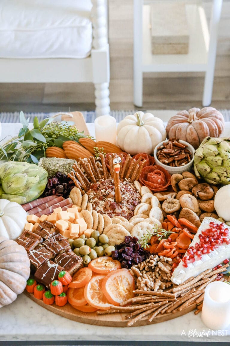 Thanksgiving Charcuterie Board | A Blissful Nest