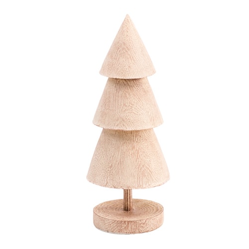 These $15 wooden trees are the perfect neutral decor piece for the holidays! #ABlissfulNest