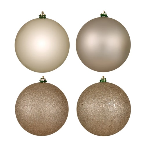 These gold ball ornaments are beautiful and come in a pack of 20! #ABlissfulNest